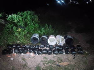 PNB localizó 30 panelas de marihuana en una trocha fronteriza