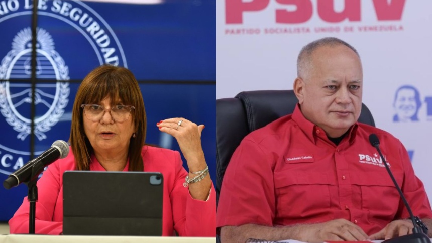 La advertencia de la ministra argentina a Diosdado Cabello tras detención del gendarme