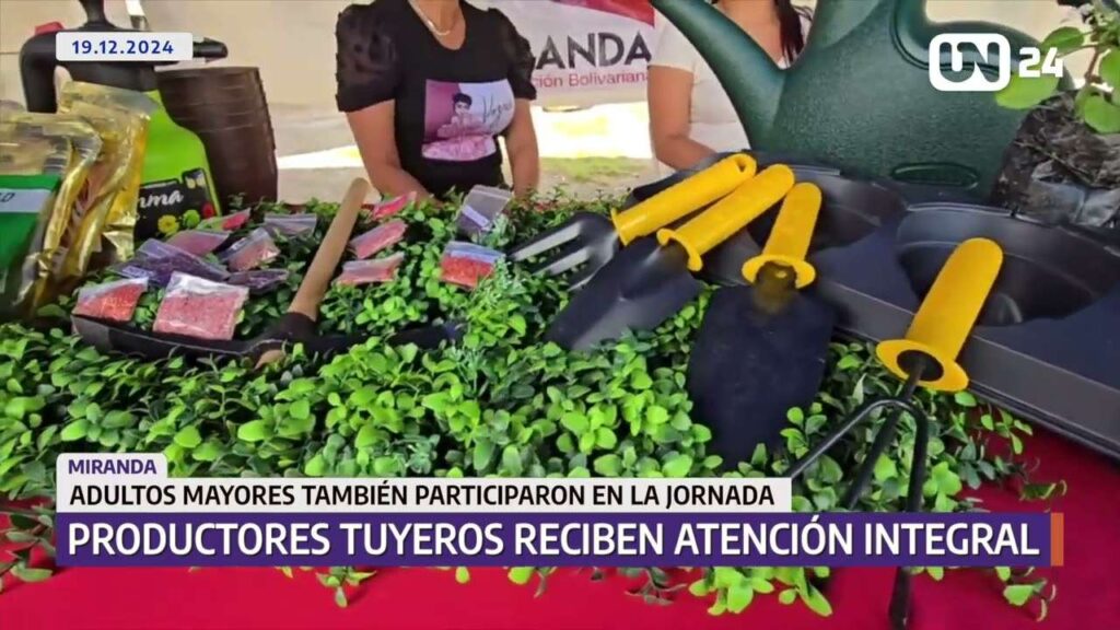 Productores de los Valles del Tuy reciben atención integral