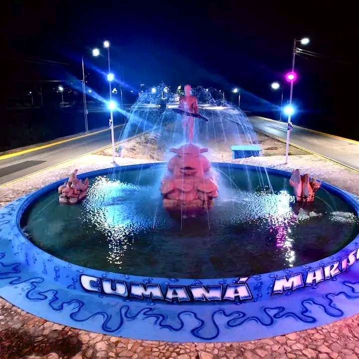 Reactivaron la emblemática fuente de El Indio en Cumaná