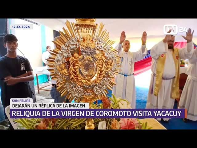Reliquia de Virgen de Coromoto visita a Yaracuy