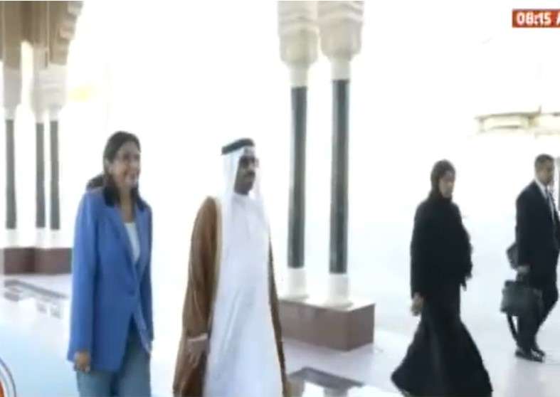 Vicepresidenta Rodríguez llegó a Emiratos Árabes Unidos