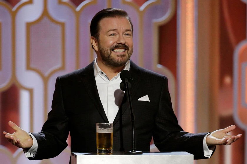 Ricky Gervais comparte los chistes que hubiese hecho si presentase los Globos de Oro este año. Son tan salvajes como cabría esperar