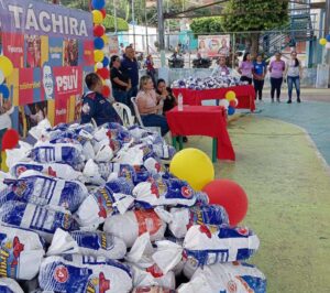 3.500 combos de proteína a bajo costo entregan en frontera de Táchira