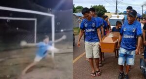 Portero de 16 años murió al parar un penal con el pecho