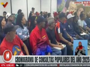 Definen acciones rumbo a la Consulta Popular del próximo 2 de febrero