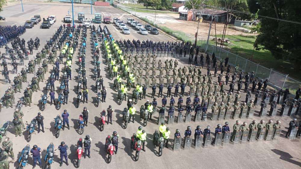 Desplegados 980 funcionarios en Monagas para garantizar la paz