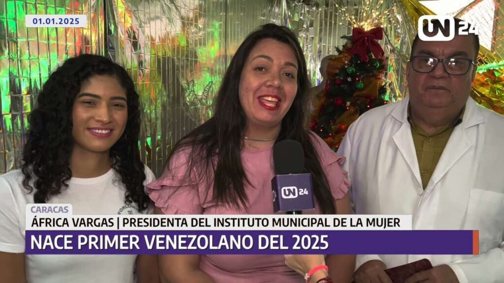 El primer bebé venezolano del 2025