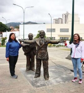 Inauguran el eje gardeliano en el sector Caño Amarillo