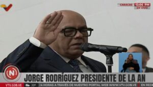 La Asamblea Nacional ratificó a Jorge Rodríguez como presidente para el período legislativo 2025-2026