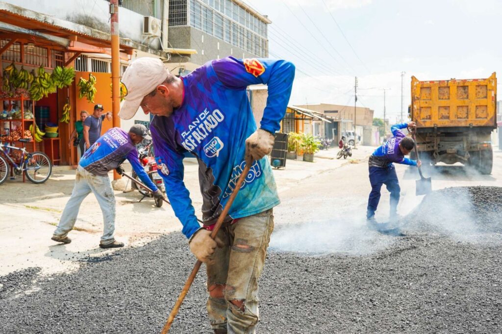 Plan Especial de Asfaltado aplicó más de 300 toneladas en Naguanagua