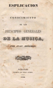 Principios generales de la música (1824)