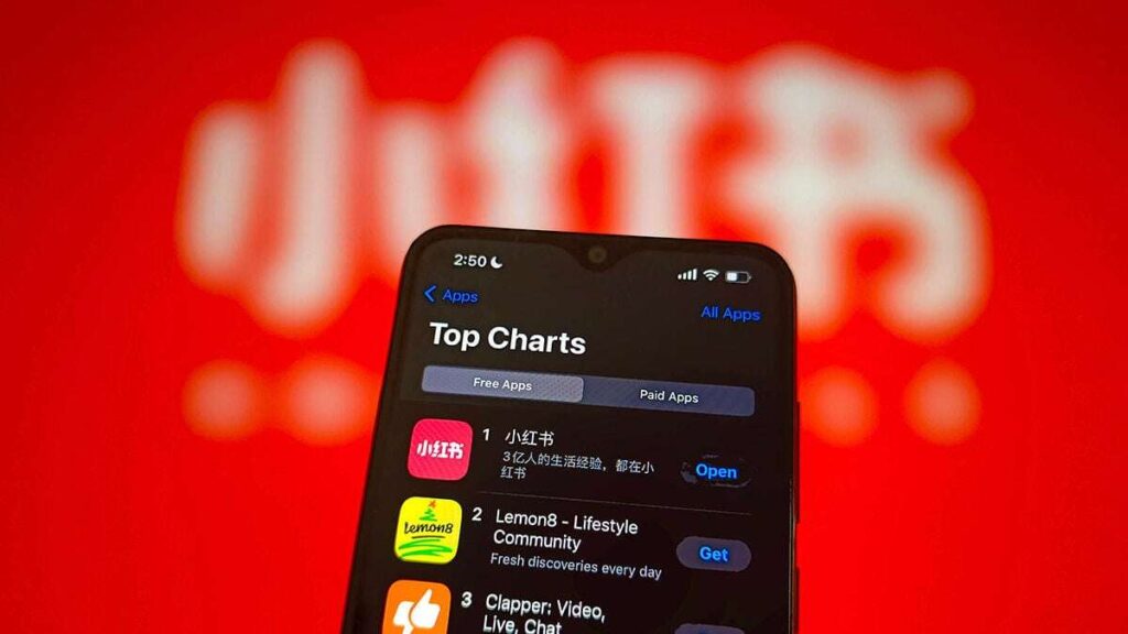 RedNote y Lemon8 lideran descargas en EEUU ante inminente prohibición de TikTok
