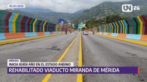 Rehabilitan viaducto Miranda de Mérida