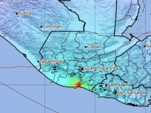 Sismo de 6,2 sacudió varios departamentos de Guatemala