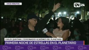 Viven noche de estrellas en el Planetario Humboldt