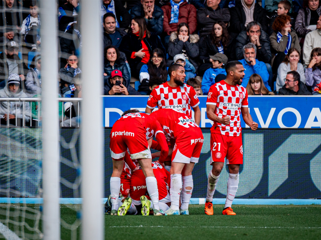 Yangel Herrera jugó los 90' en el triunfo del Girona