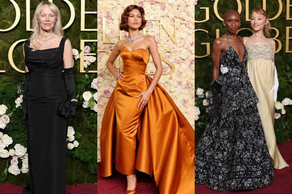 La alfombra roja de los Golden Globes 2025 brilló con estrellas y estilo