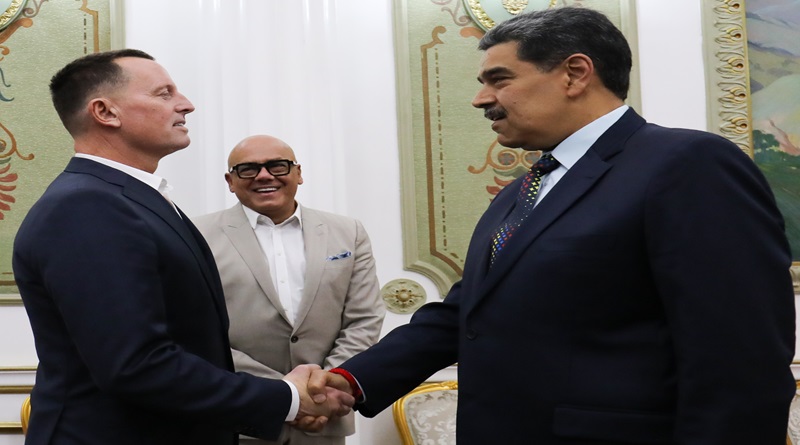 Presidente Maduro recibió en Miraflores a Richard Grenell enviado de Trump