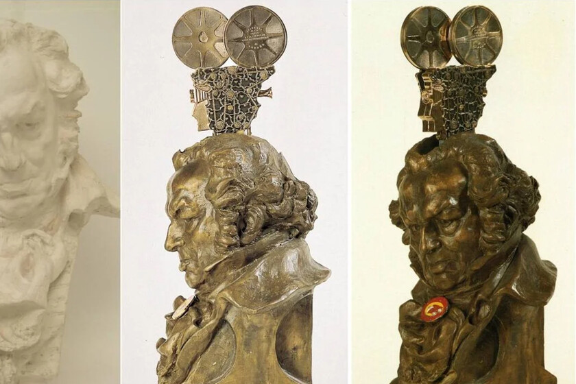 El extrañísimo primer Goya tenía un complejo mecanismo interior... que quitaron solo tres años después