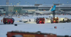 Los 80 pasajeros del vuelo de Delta sobrevivieron al accidente en Toronto