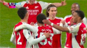 Arsenal goleó al Manchester City en debacle