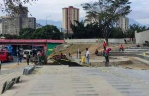 Avanzan trabajos para la construcción de plaza Bolívar de Coche