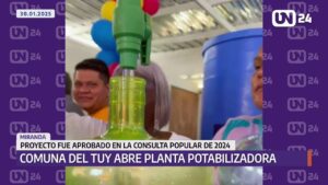 Comunidades de los Valles del Tuy concretaron su planta potabilizadora de agua