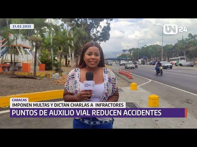 Conoce los puntos de auxilio vial de la autopista Gran Cacique Guaicaipuro