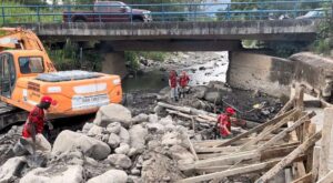 Despliegan obras de mitigación de riesgo en quebrada de San Cristóbal