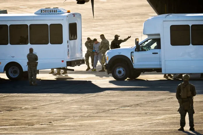 Lista de migrantes venezolanos deportados a Guantánamo