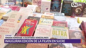 Inauguran vigésima edición de la Filven en el estado Sucre