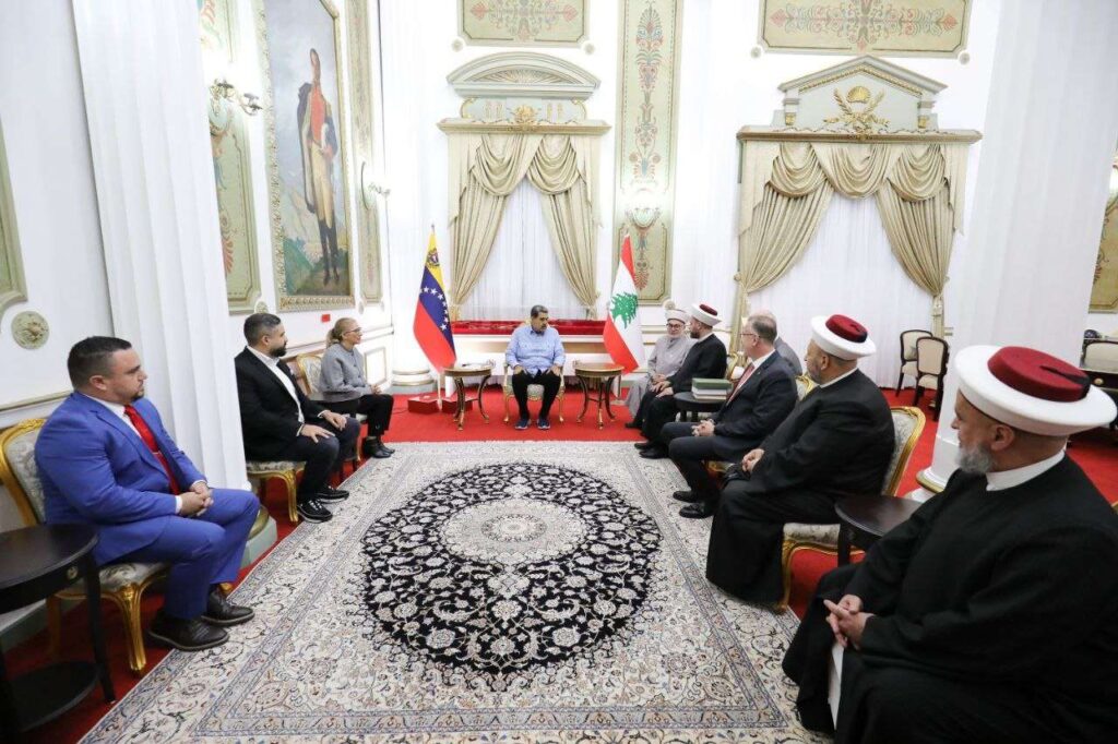Maduro se reúne con máxima autoridad religiosa musulmana del Líbano