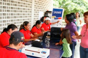 Saime desplegará este #5Feb las unidades móviles de cedulación en todo el país