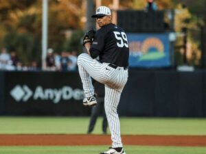 Carlos Carrasco estuvo hermético contra Atlanta