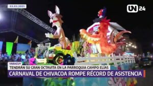 Carnaval de Chivacoa 2025 rompe récord de asistencia