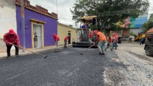 En San Cristóbal se han colocado 33.000 toneladas de asfalto