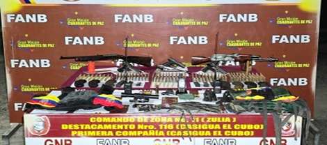GNB incautó material de guerra perteneciente a disidencias de las Farc
