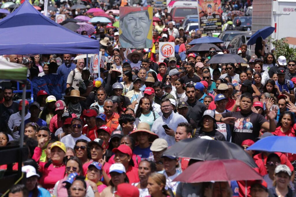 Gran marcha demostró vigencia del legado de Chávez a 12 años de su siembra