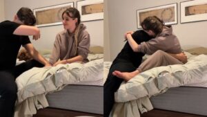 El impactante momento en que Lele Pons le revela a Guaynaa que van a tener un hijo