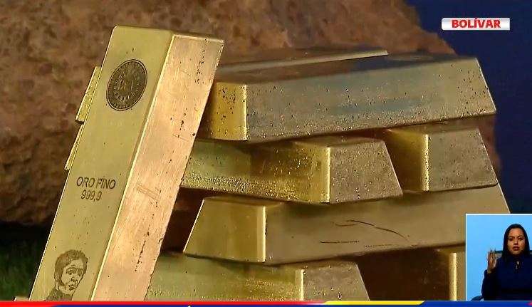 Ejecutivo entrega una tonelada de oro a las reservas del BCV