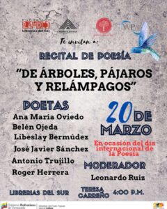 Poetas se preparan para celebrar su día en Caracas