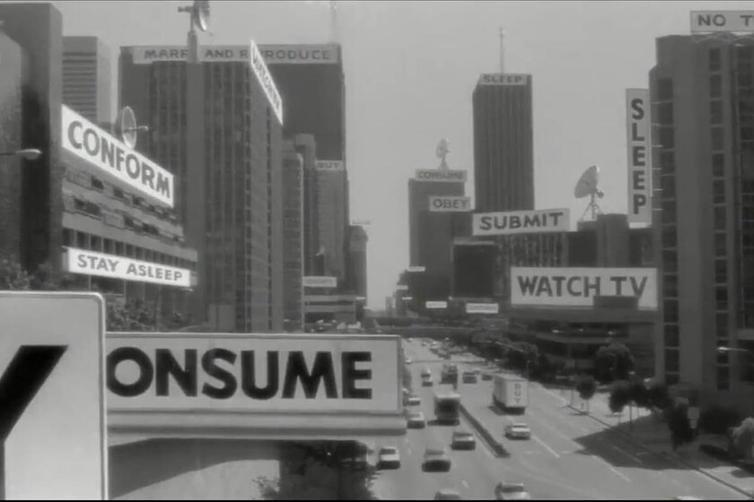 Hoy en TV, una genialidad icónica del cine de ciencia ficción. John Carpenter lanza una contundente sátira contra la sociedad capitalista en 'Están vivos'