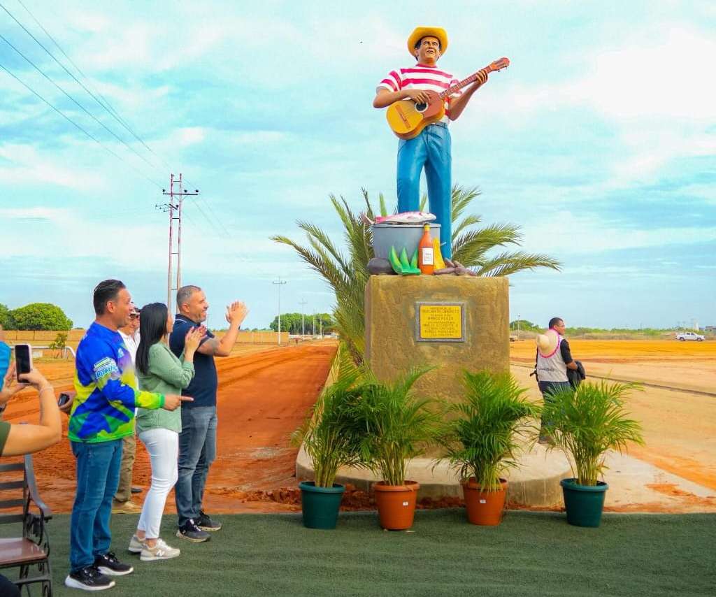 Anzoátegui rindió homenaje a Gualberto Ibarreto con escultura en El Tigre