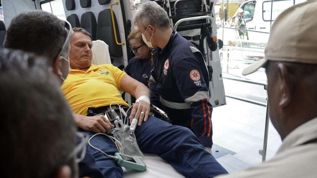 Bolsonaro operado de emergencia por nueva obstrucción intestinal