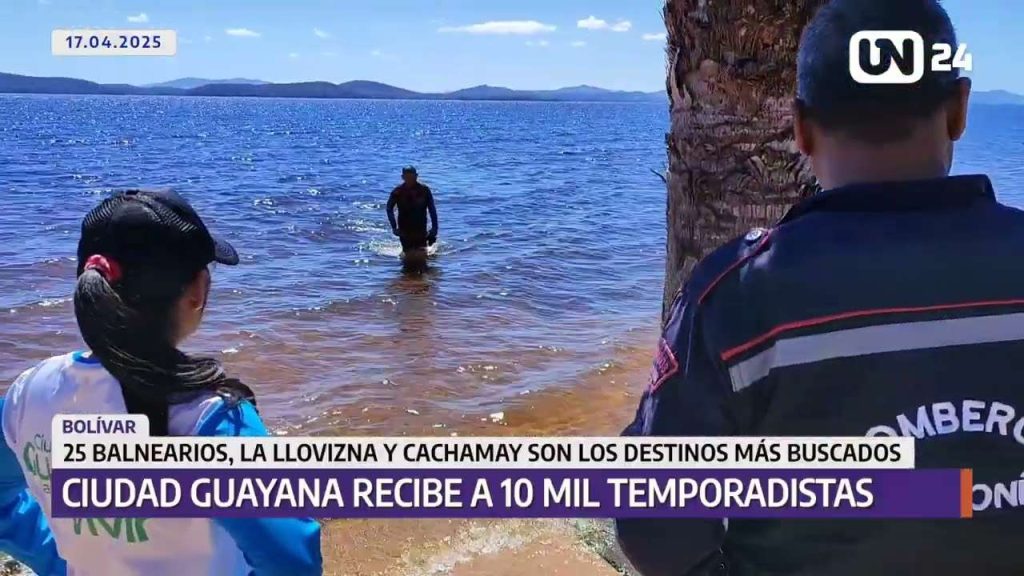 Ciudad Guayana recibe a 10 mil temporadistas