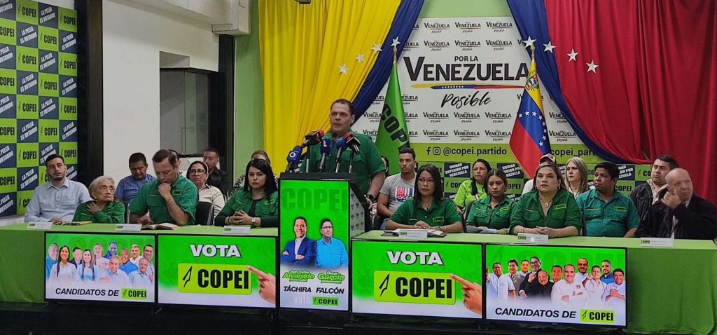Copei presenta oficialmente a sus 24 candidatos a las regionales