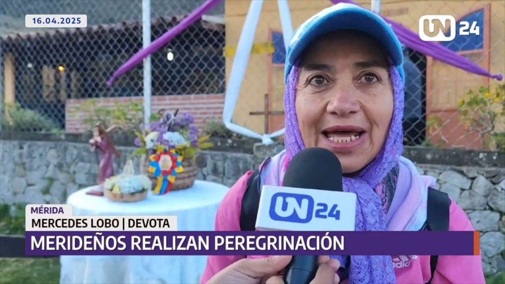 Devotos merideños manifestaron su fe a el Nazareno