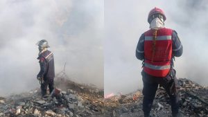 Al menos tres viviendas fueron consumidas por incendio de vegetación en la carretera vieja Caracas-La Guaira