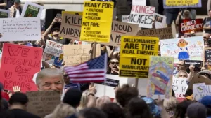 Masivas protestas en EE.UU. contra políticas de Trump